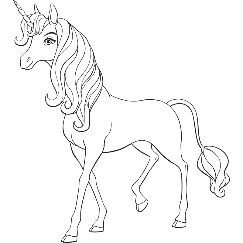 رسومات تلوين خيول