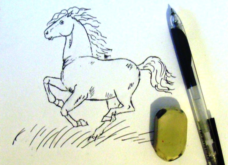 رسومات تلوين خيول