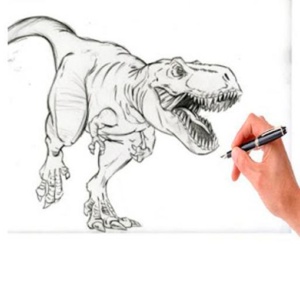 رسومات تلوين ديناصورات