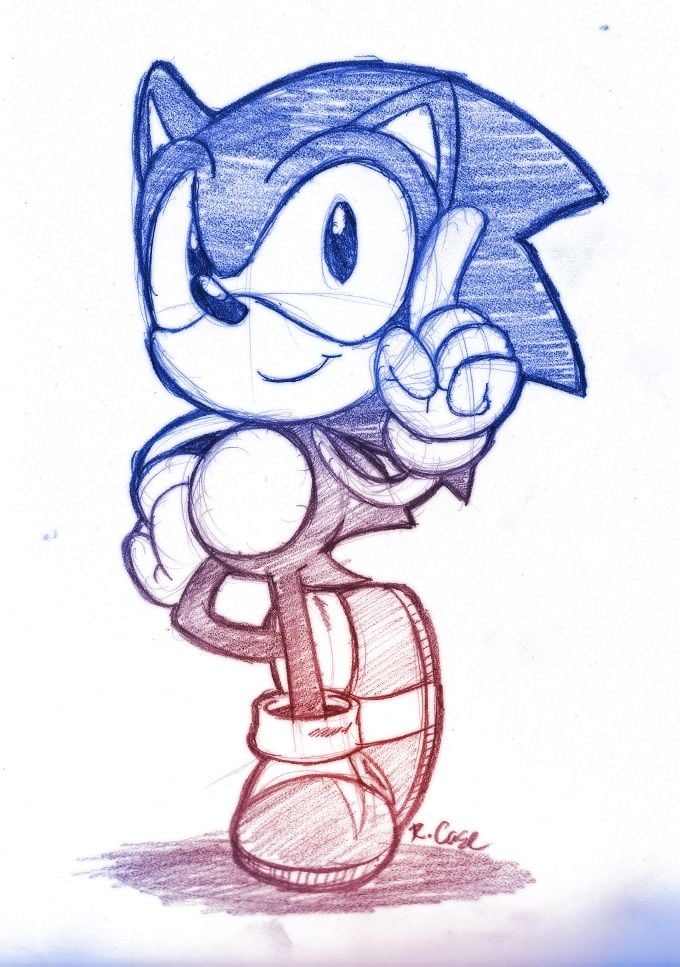 رسومات تلوين سونيك