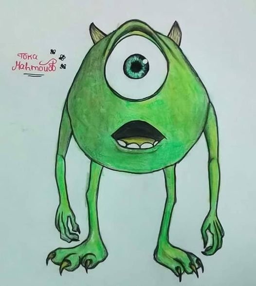 رسومات تلوين شركة المرعبين المحدودة