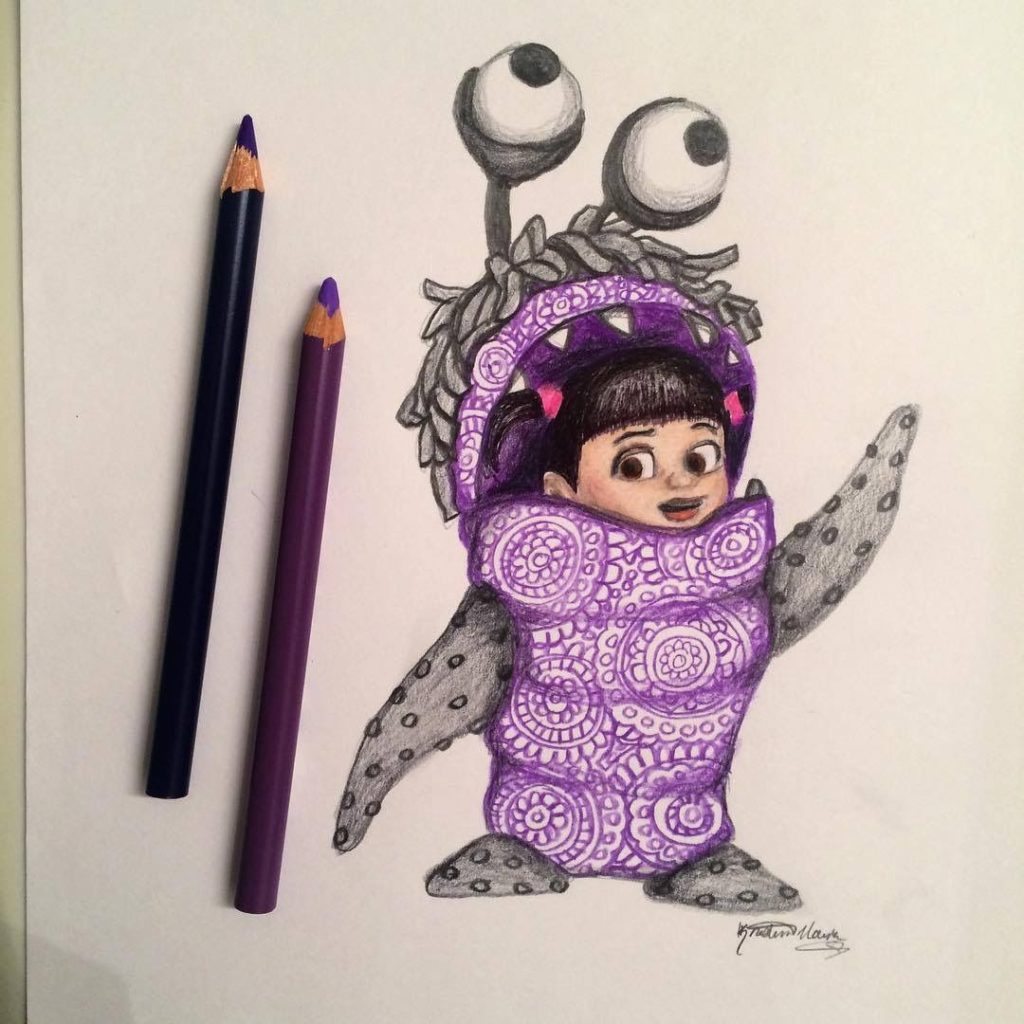 رسومات تلوين شركة المرعبين المحدودة