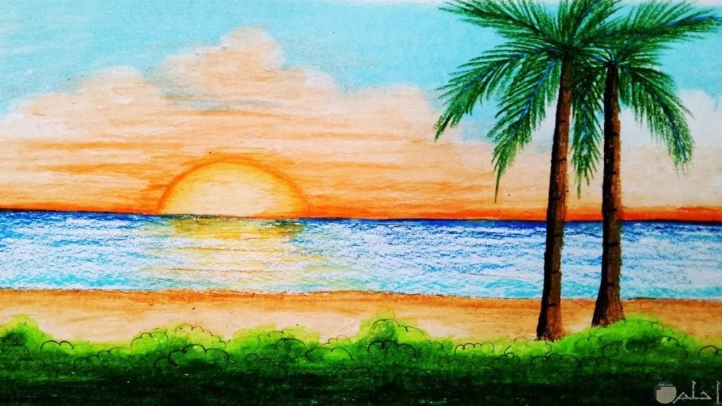 رسومات تلوين شمس