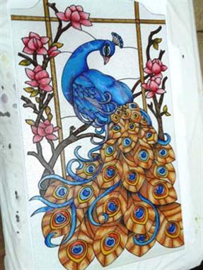رسومات تلوين طاووس