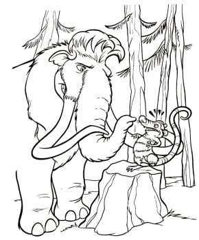 رسومات غابات للتلوين