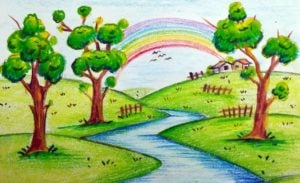 رسومات غابات للتلوين
