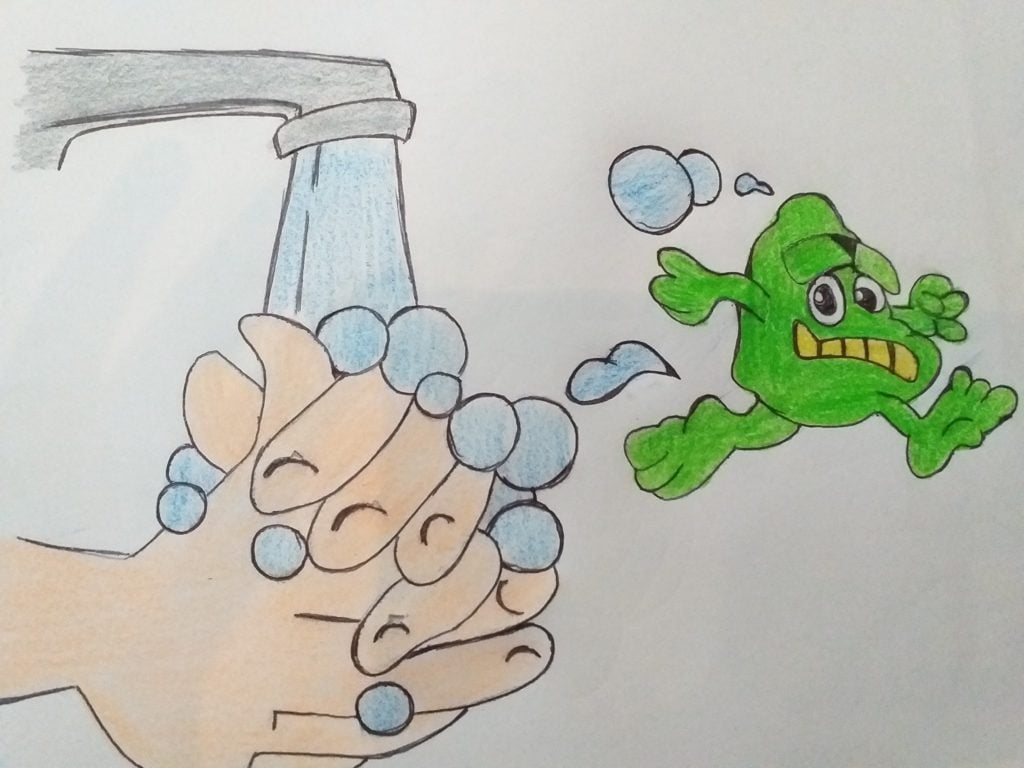 رسومات للتلوين عن النظافة الشخصية