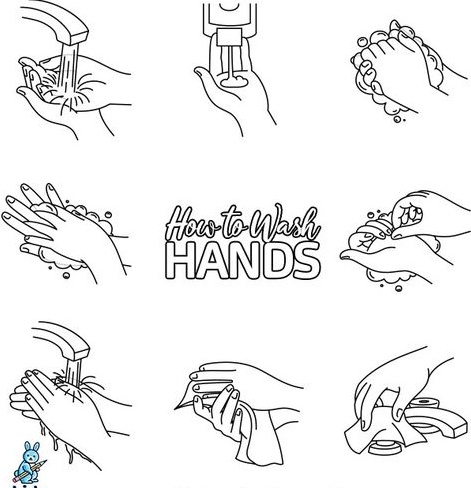 رسومات للتلوين عن فيروس كورونا