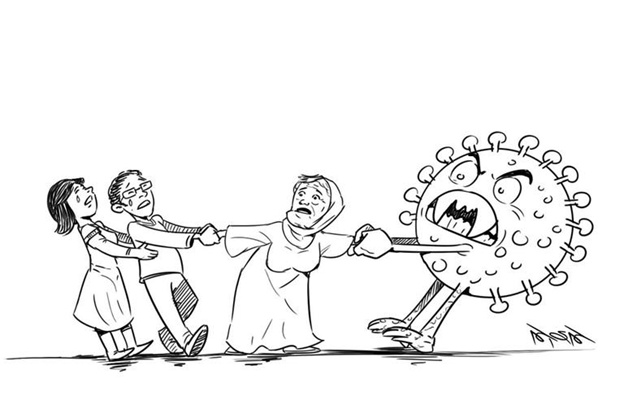 رسومات للتلوين عن فيروس كورونا