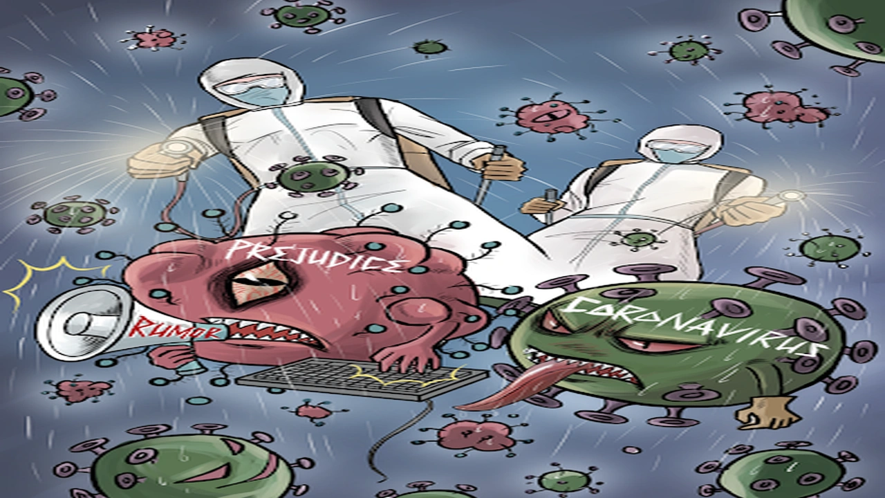 صورة رسومات للتلوين عن فيروس كورونا