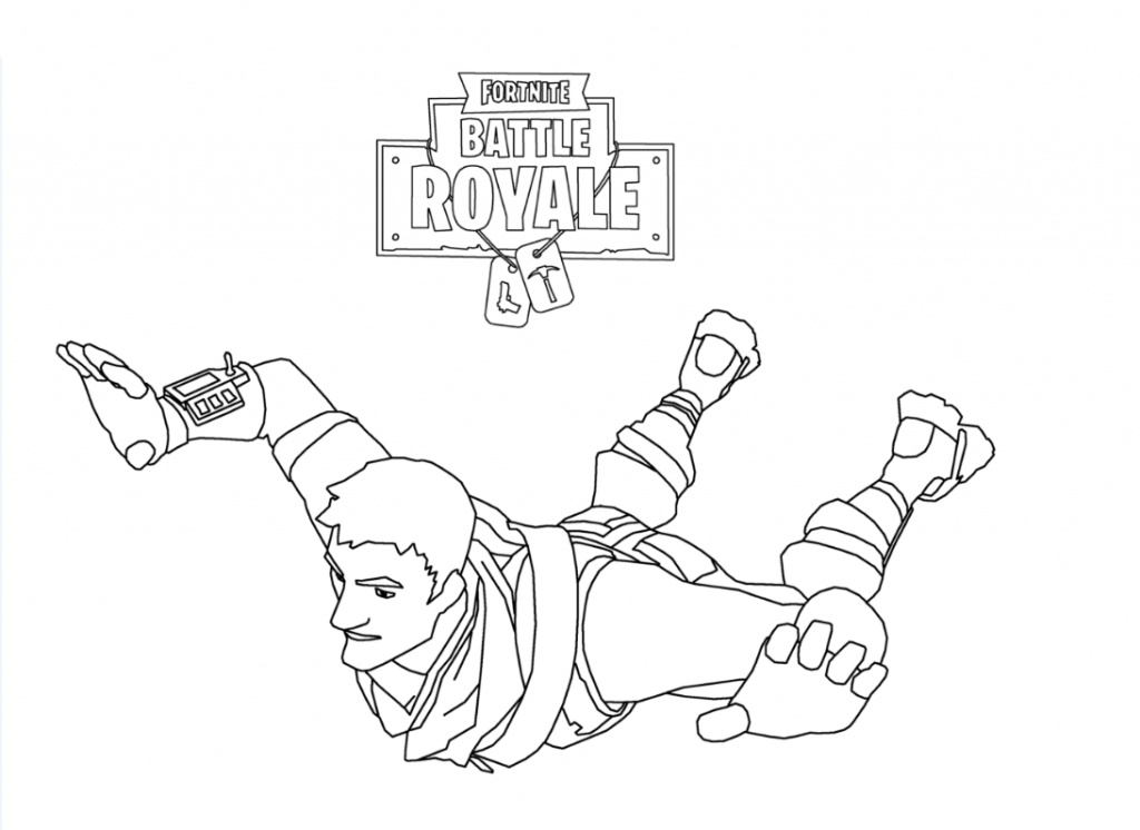 رسومات للتلوين فورت نايت