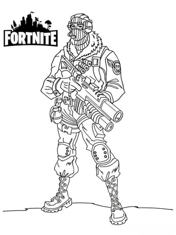 رسومات للتلوين فورت نايت