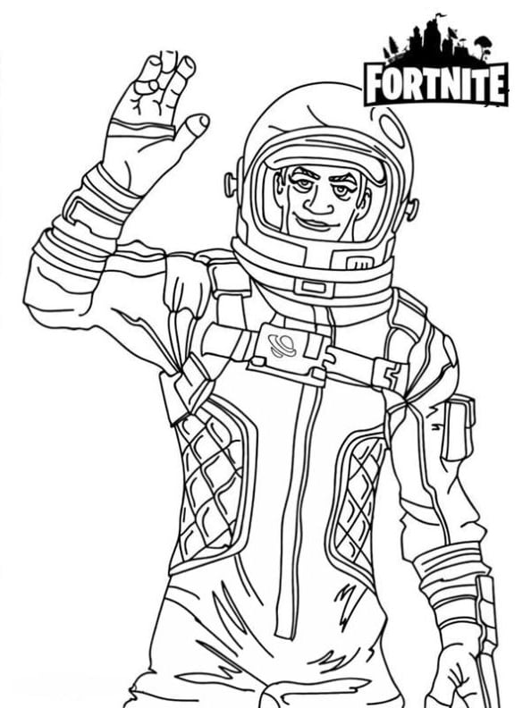 رسومات للتلوين فورت نايت