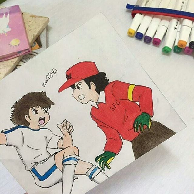 رسومات للتلوين كابتن تسوباسا