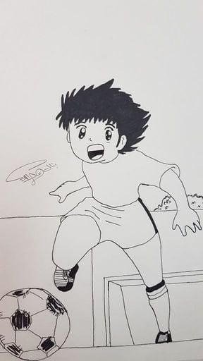رسومات للتلوين كابتن تسوباسا