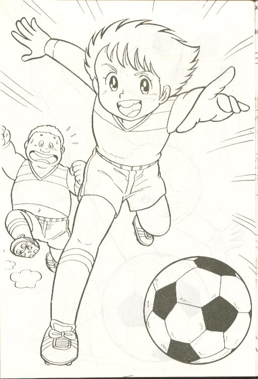 رسومات للتلوين كابتن تسوباسا