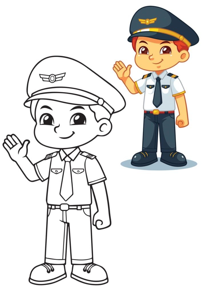 رسومات للتلوين مع النموذج