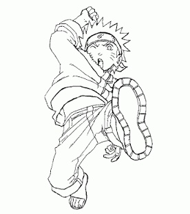 رسومات للتلوين ناروتو
