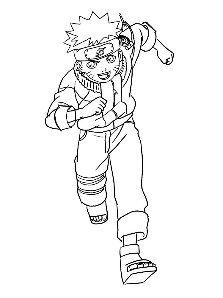 رسومات للتلوين ناروتو