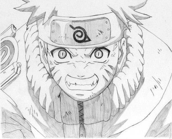 رسومات للتلوين ناروتو