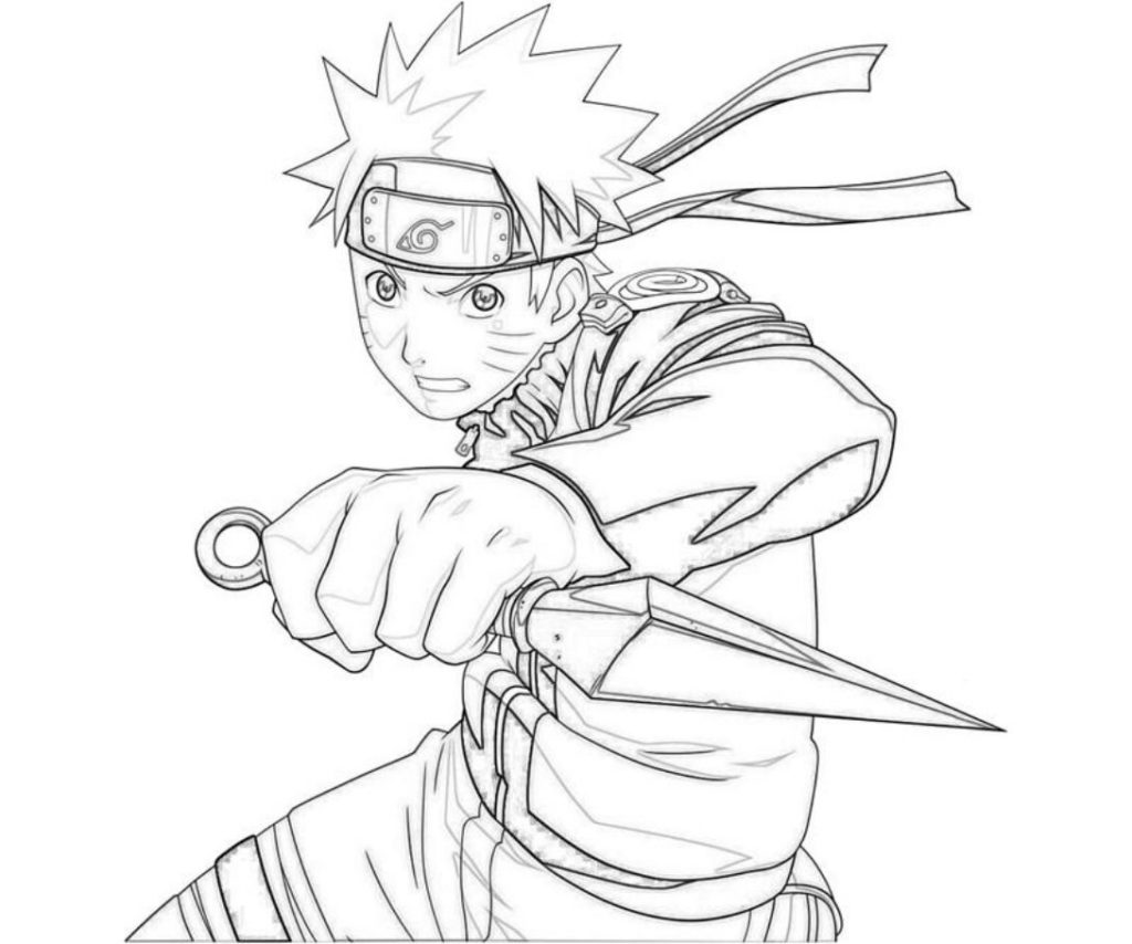 رسومات للتلوين ناروتو