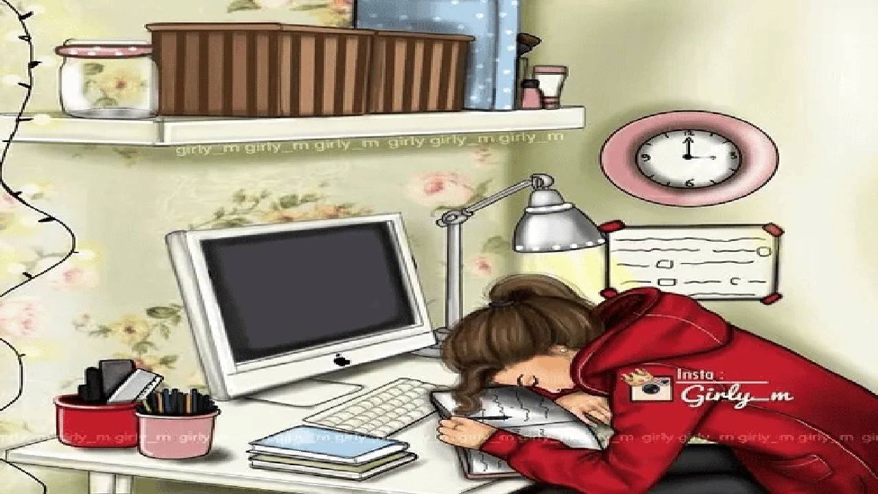 صورة رمزيات دراسة بنات كيوت