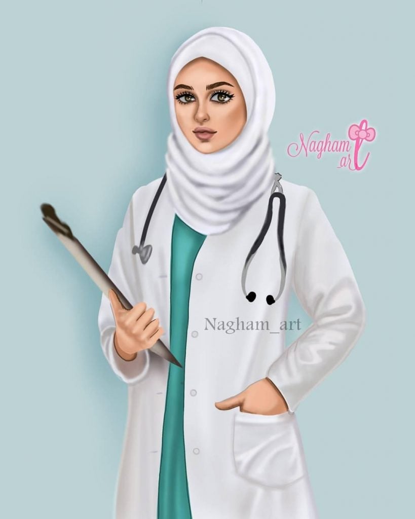 رمزيات دكتورة محجبة