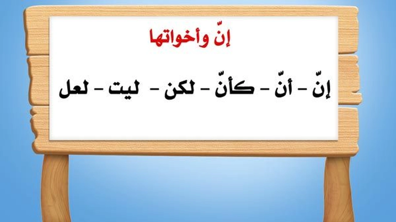 صورة شرح درس ان واخواتها