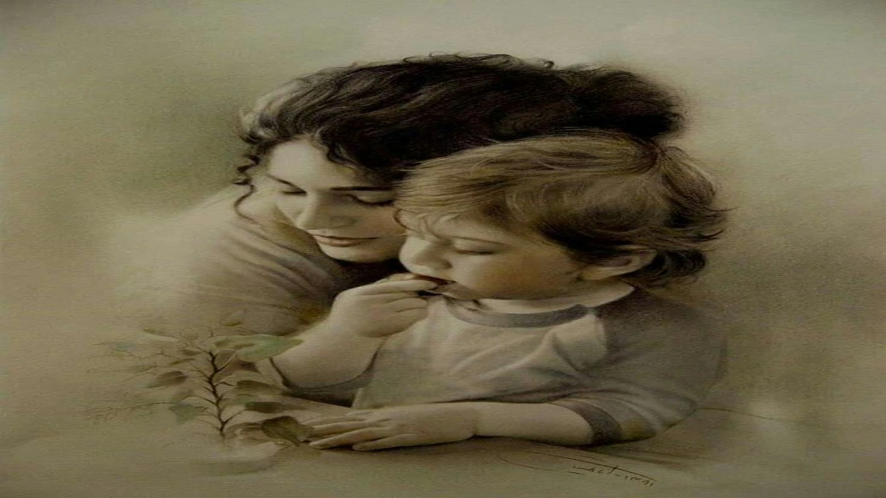 صورة شعر بدوي عن الام المتوفيه