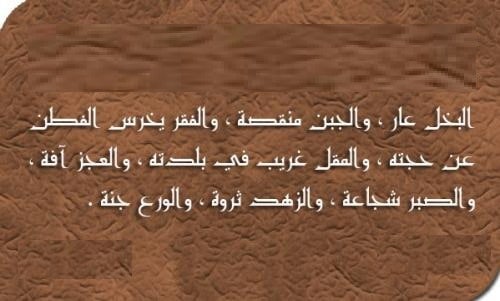 شعر وصف البخيل