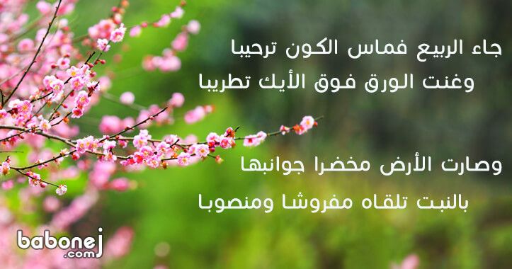 شعر وصف الربيع