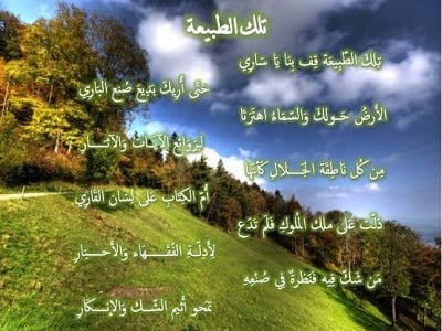 شعر وصف الطبيعة