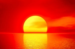 شعر وصف الغروب