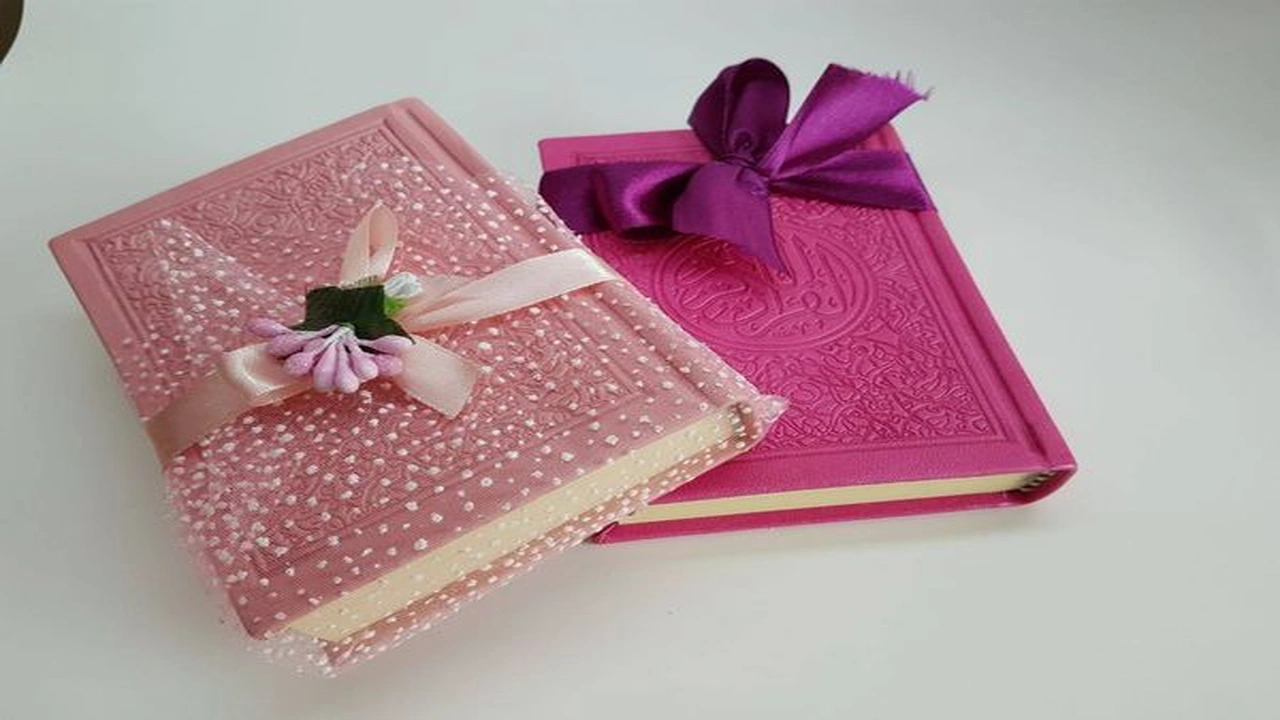 صورة شكر على هدية المصحف