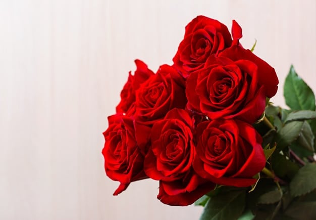 شكر على هدية ورد