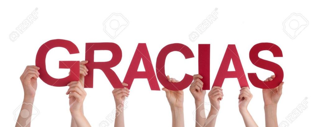 شكرا بالاسبانية