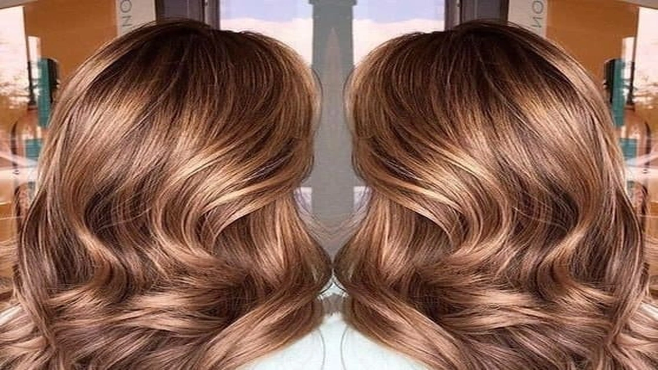 صورة صبغات شعر بني فاتح كراميل