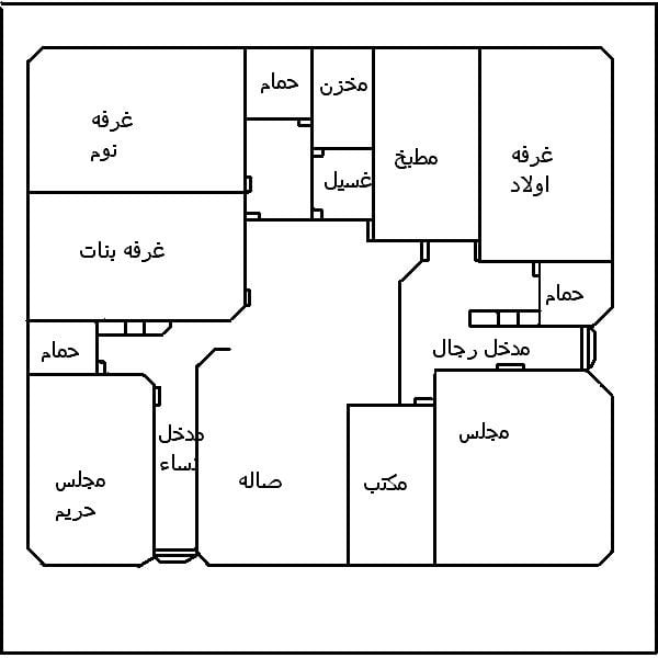 صور تصميم بيت شعبي