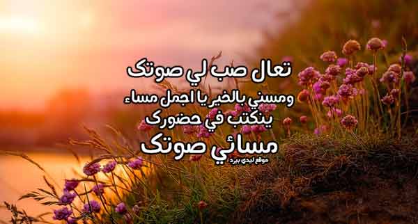 غزل عن الصوت