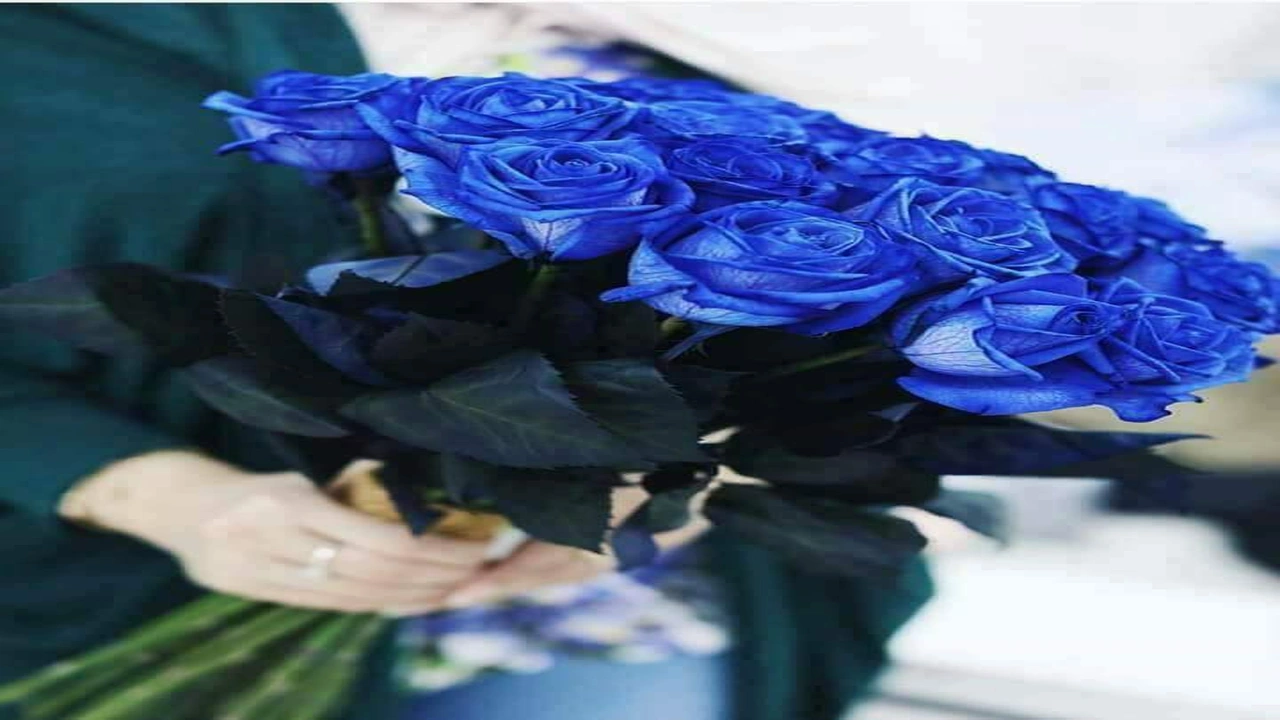 صورة غزل عن اللون الأزرق