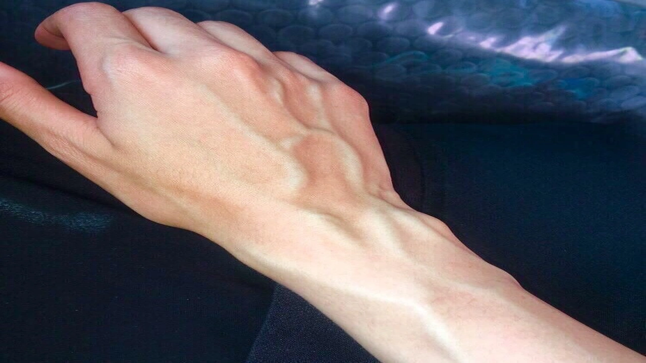 صورة غزل عن عروق اليد