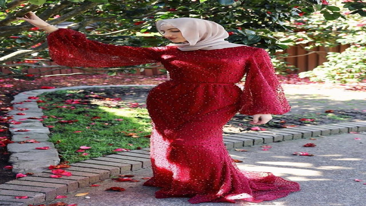 صورة فساتين سواريه محجبات تركي 2020