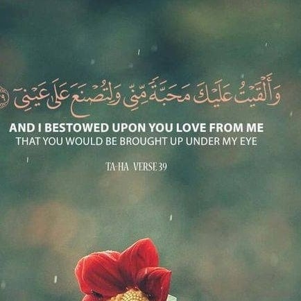 فوائد آية وألقيت عليك محبة مني وَلِتُصْنَعَ على عيني