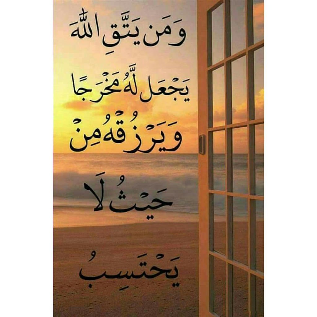 فوائد آية ومن يتق الله يجعل له مَخْرَجًا