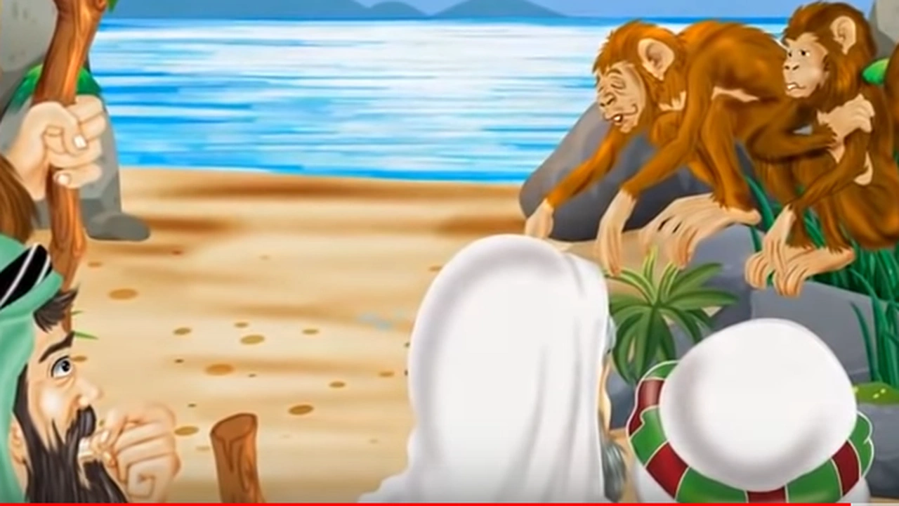 صورة قصة أصحاب السبت : كيف حولهم الله الى قردة وخنازير بمعاصيهم ؟؟ 