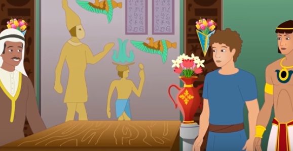 قصة السمكة ذهبية الرأس بالصور