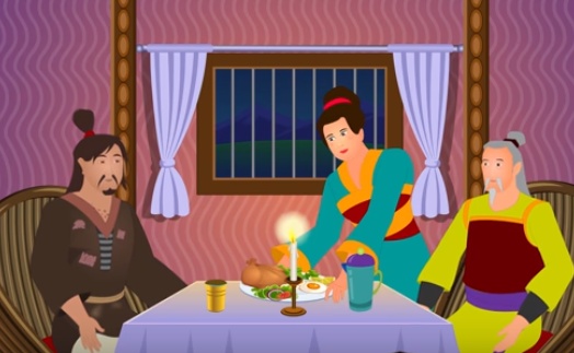 قصة الشحاذ والراهب