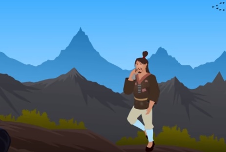 قصة الشحاذ والراهب