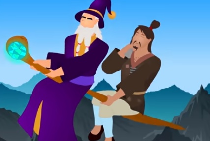 قصة الشحاذ والراهب