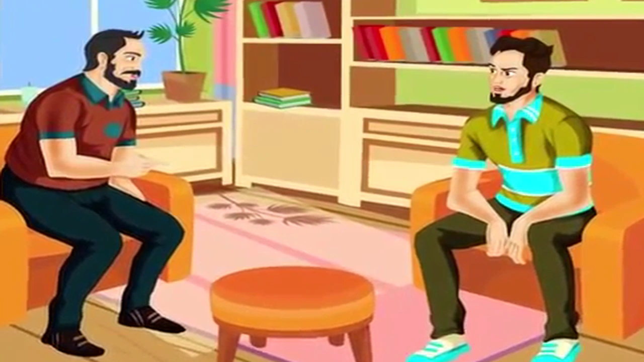 صورة قصة بر الوالدين تبكي القلب : هذا الشاب تركت زوجته مائدة الطعام و قالت أمك يداها متسخة